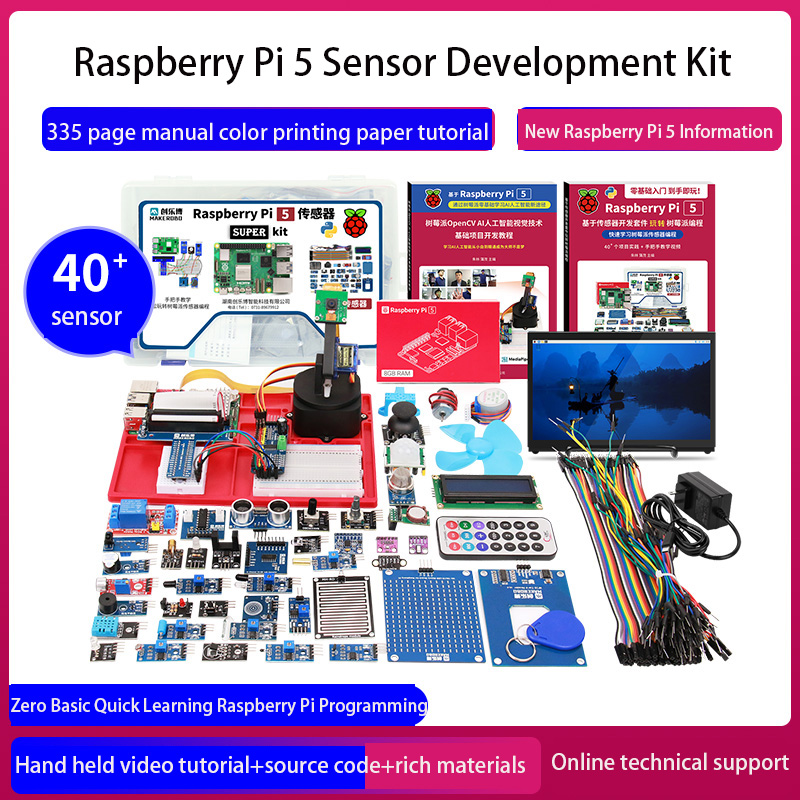 Zestaw rozwojowy z 5-czujnikam – Raspberry Pi 5 8Gb Kit recenzja i cena