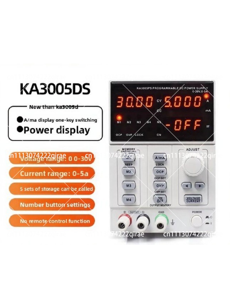 KA3003D / KA3005P Cyfrowy prog – Programmable Dc Power Supply 60V 5A recenzja i cena